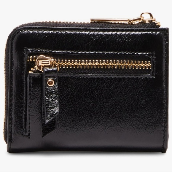 Anne Klein AK 2 Piece Envelope Flap Curved Wallet with Rhinestones, New* - Picture 2 of 6